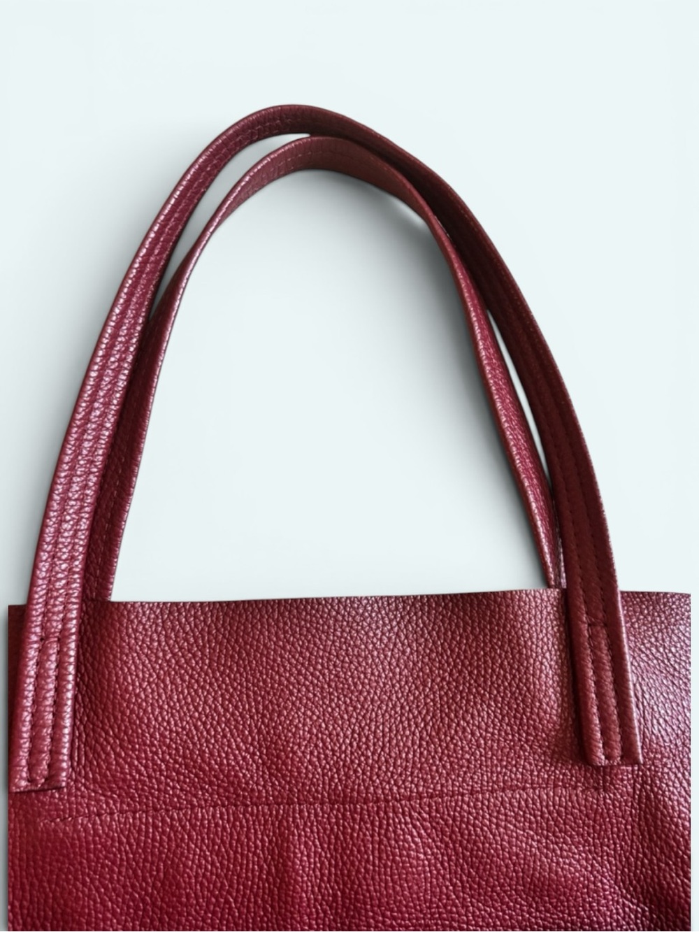 Kurt Geiger EUC Violet Horizontal Leather Tote - Picture 7 of 12